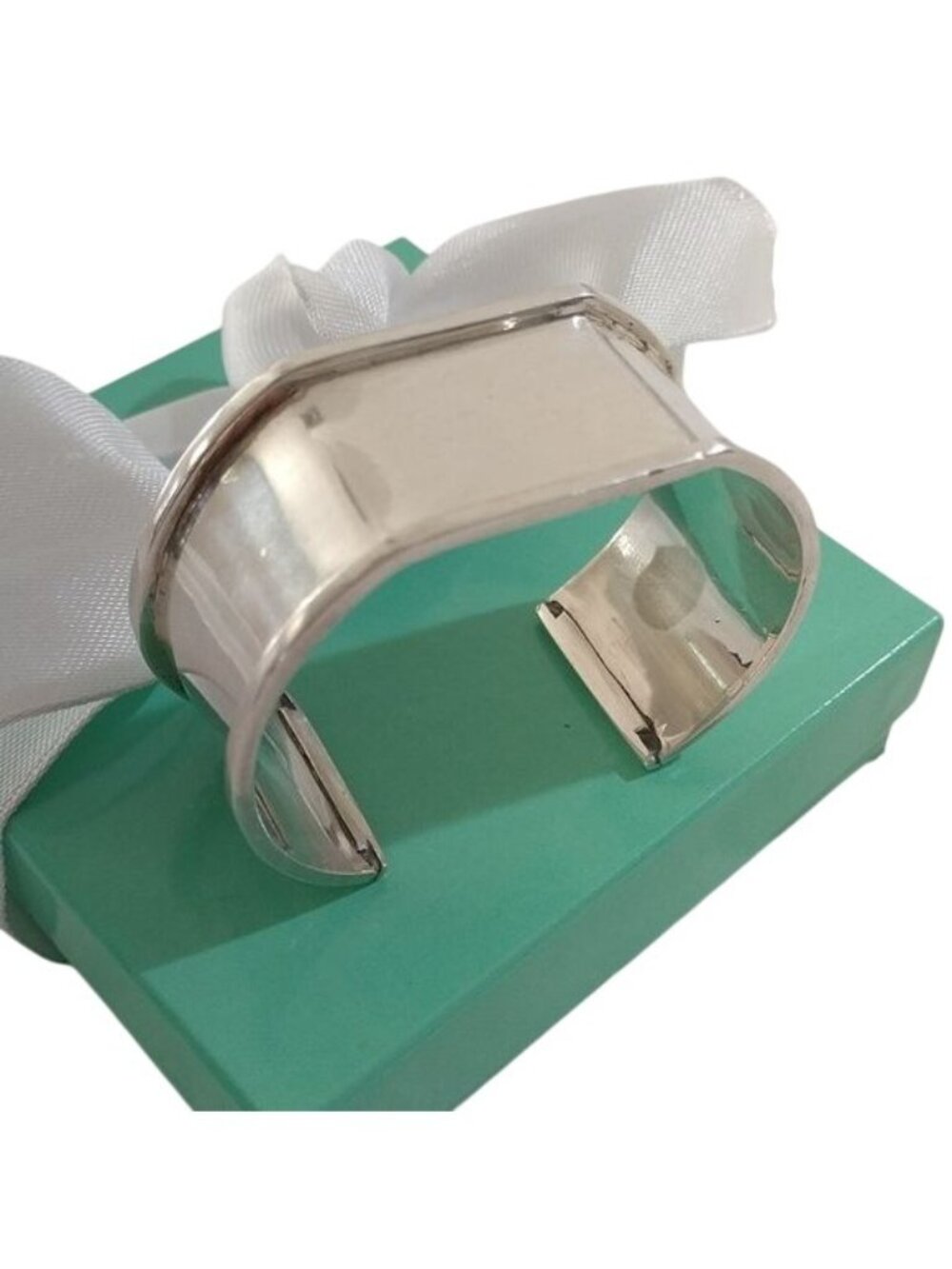 Thomas Bradbury & Sons Vintage English Sterling Silver Minimalist Cuff Bracelet